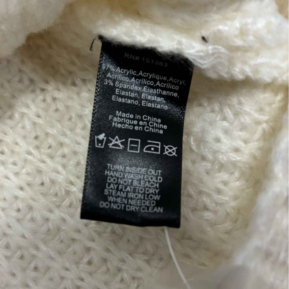 Preppy Coastal Anthropologie Current Air Puff Sleeve Cardigan - Picture 9 of 13